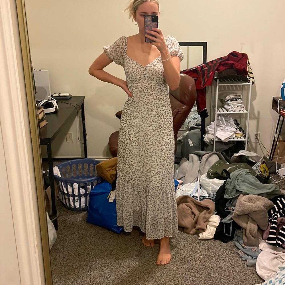Floral Cottage Core Dress